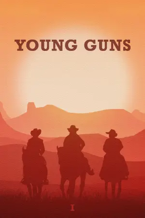 Poster to the movie "Young Guns" #115090