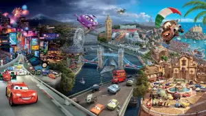 Backdrop to the movie "Cars 2" #586097