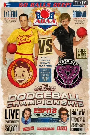 Poster to the movie "DodgeBall: A True Underdog Story" #668783