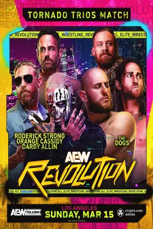 Poster to the movie "AEW Revolution" #768905
