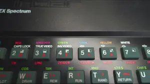 Backdrop to the movie "The Rubber-Keyed Wonder - 40 Years of the ZX Spectrum" #855007