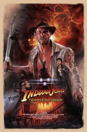Poster to the movie "Indiana Jones and the Temple of Doom" #587907