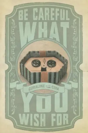 Poster to the movie "Coraline" #522555