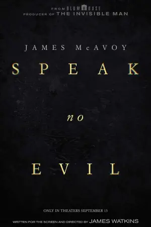 Poster to the movie "Speak No Evil" #576823