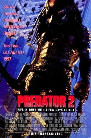 Poster to the movie "Predator 2" #640374