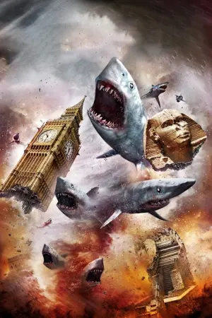 Poster to the movie "Sharknado 5: Global Swarming" #466097