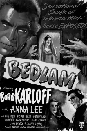 Poster to the movie "Bedlam" #640580