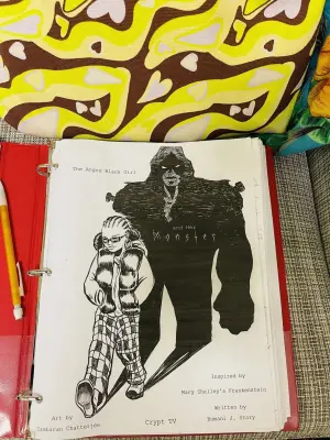 Poster to the movie "The Angry Black Girl and Her Monster" #391347