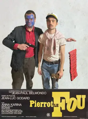 Poster to the movie "Pierrot le Fou" #861778