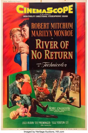 Poster to the movie "River of No Return" #272894