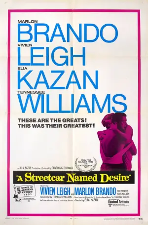 Poster to the movie "A Streetcar Named Desire" #879839