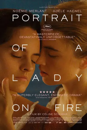 Poster to the movie "Portrait of a Lady on Fire" #709734