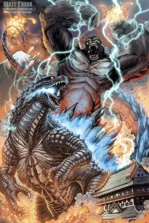 Poster to the movie "King Kong vs. Godzilla" #935490