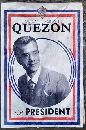 Poster to the movie "Quezon" #658717