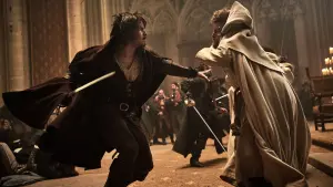 Backdrop to the movie "The Three Musketeers: D
