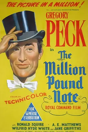 Poster to the movie "The Million Pound Note" #843692
