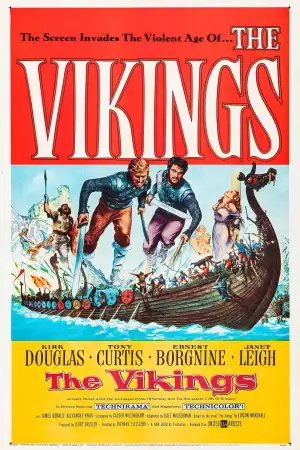 Poster to the movie "The Vikings" #896957