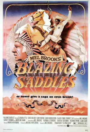 Poster to the movie "Blazing Saddles" #81112