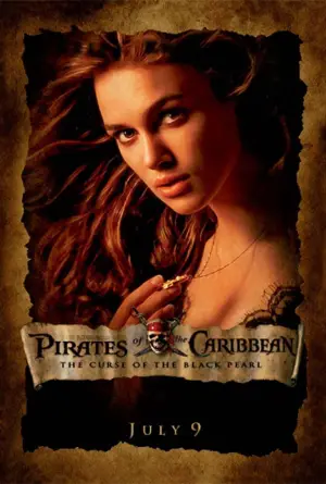 Poster to the movie "Pirates of the Caribbean: The Curse of the Black Pearl" #551157