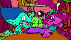 Backdrop to the movie "Trolls Band Together" #627507