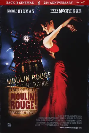 Poster to the movie "Moulin Rouge!" #802226