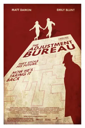 Poster to the movie "The Adjustment Bureau" #653348