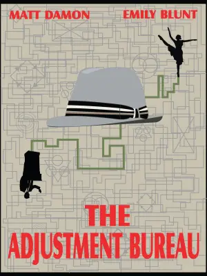 Poster to the movie "The Adjustment Bureau" #653353