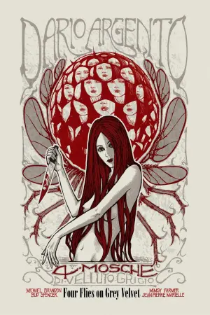 Poster to the movie "Four Flies on Grey Velvet" #153771