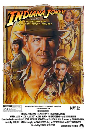 Poster to the movie "Indiana Jones and the Kingdom of the Crystal Skull" #804313