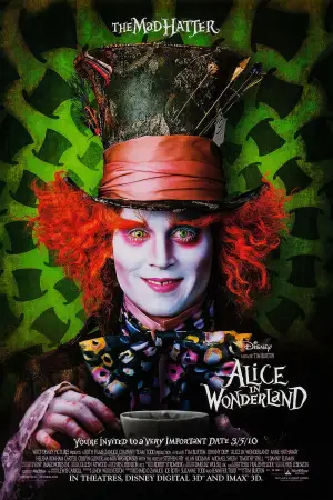 Poster to the movie "Alice in Wonderland" #584419