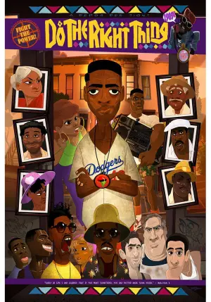 Poster to the movie "Do the Right Thing" #708564