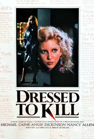 Poster to the movie "Dressed to Kill" #660515