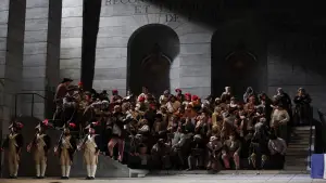 Backdrop to the movie "The Metropolitan Opera: Andrea Chénier" #544776