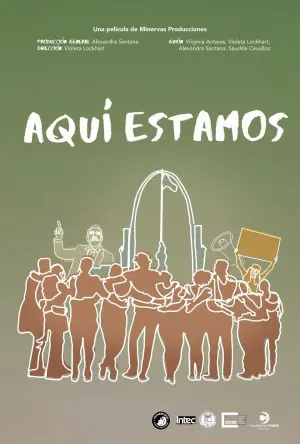 Poster to the movie "Aquí estamos" #467890