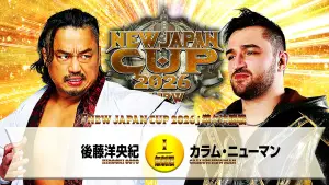 Backdrop to the movie "NJPW New Japan Cup 2026 - Day 10" #776974