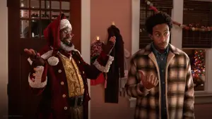 Backdrop to the movie "Dashing Through the Snow" #327506