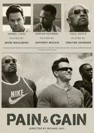Poster to the movie "Pain & Gain" #744868