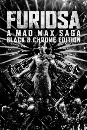 Poster to the movie "Furiosa: A Mad Max Saga: Black & Chrome" #939639