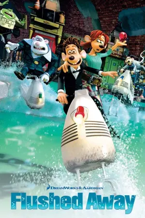 Poster to the movie "Flushed Away" #63123