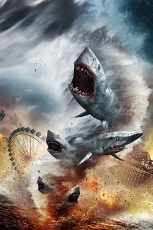 Poster to the movie "Sharknado" #374352