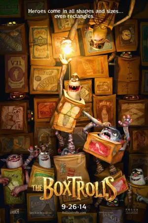 Poster to the movie "The Boxtrolls" #854374