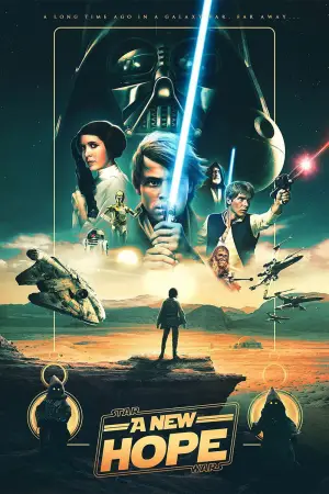 Poster to the movie "Star Wars" #546971