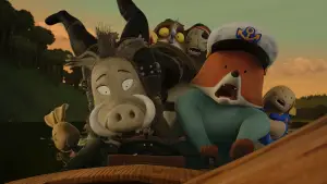 Backdrop to the movie "Fox and Hare Save the Forest" #664665