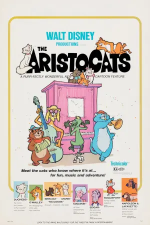 Poster to the movie "The Aristocats" #48238