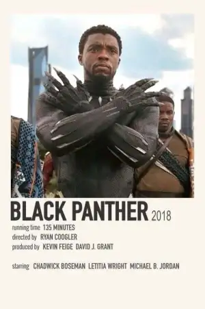 Poster to the movie "Black Panther" #799269