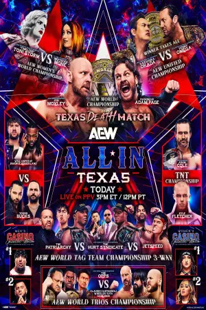 Poster to the movie "AEW All In 2025: Texas" #624004