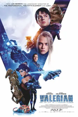 Poster to the movie "Valerian and the City of a Thousand Planets" #614214