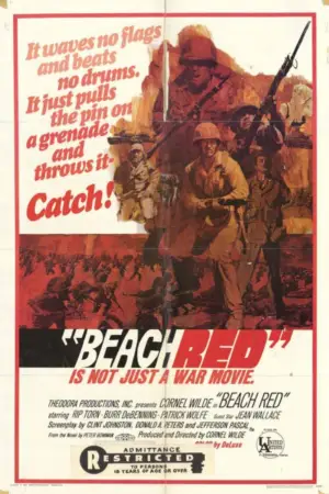 Poster to the movie "Beach Red" #667892