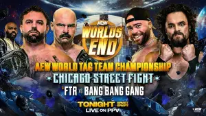 Backdrop to the movie "AEW Worlds End 2025" #934979