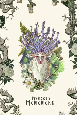 Poster to the movie "Princess Mononoke" #749503